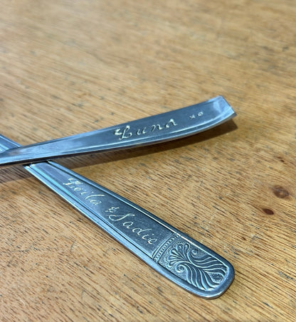 Custom Engraved Vintage Silver Spoon — Silver Spoon Society Membership