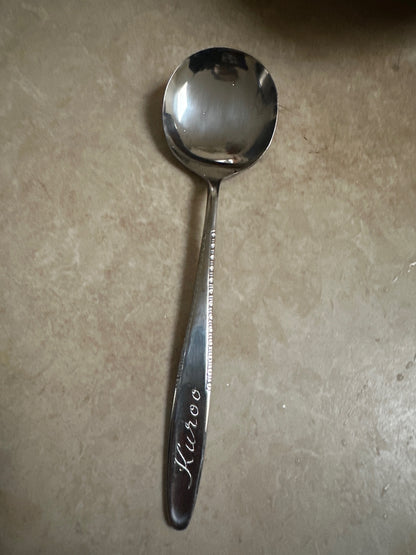 Custom Engraved Vintage Silver Spoon — Silver Spoon Society Membership
