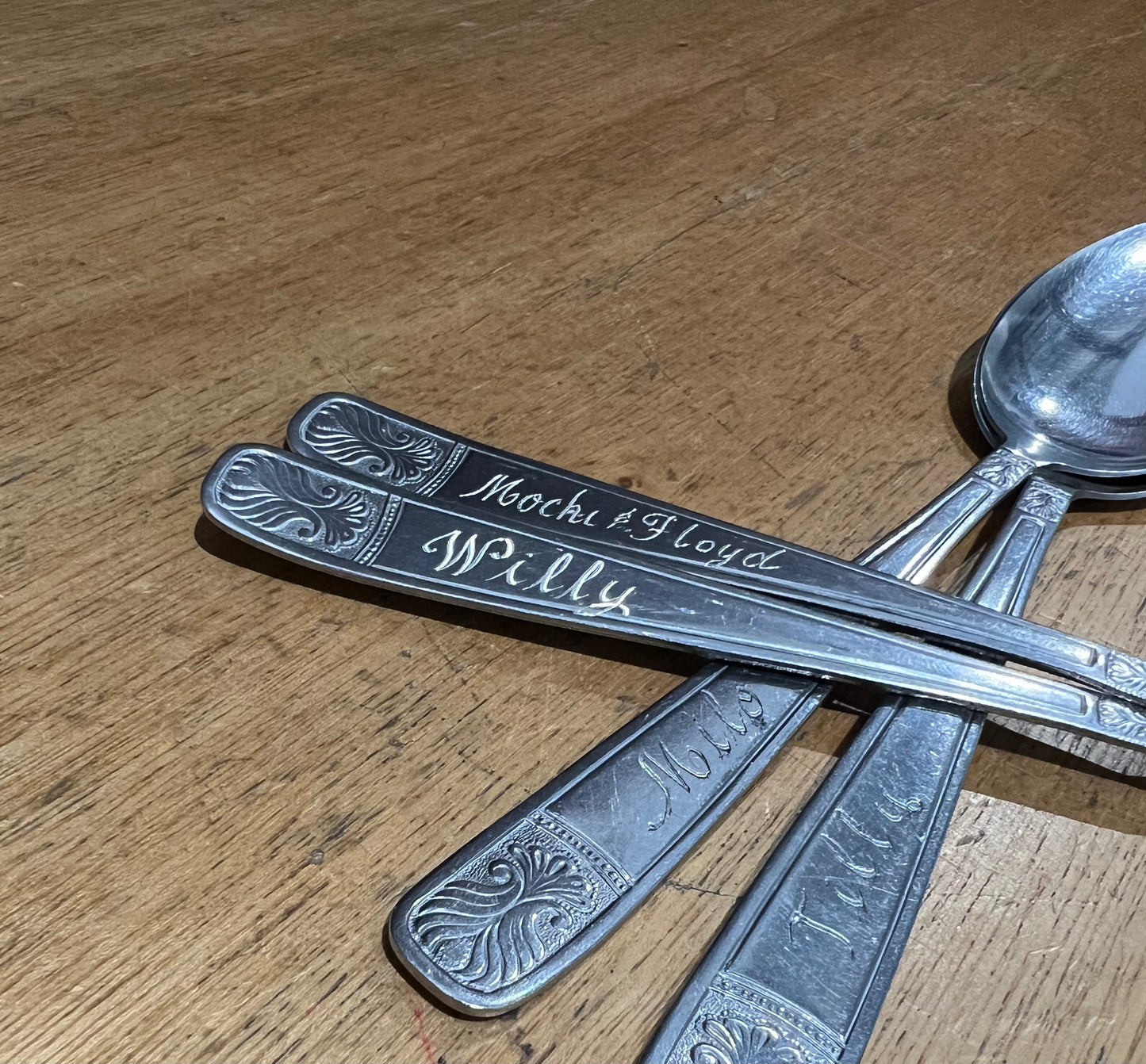 Custom Engraved Vintage Silver Spoon — Silver Spoon Society Membership