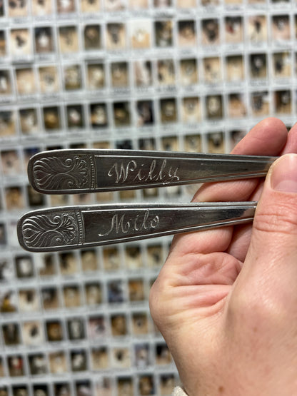 Custom Engraved Vintage Silver Spoon — Silver Spoon Society Membership