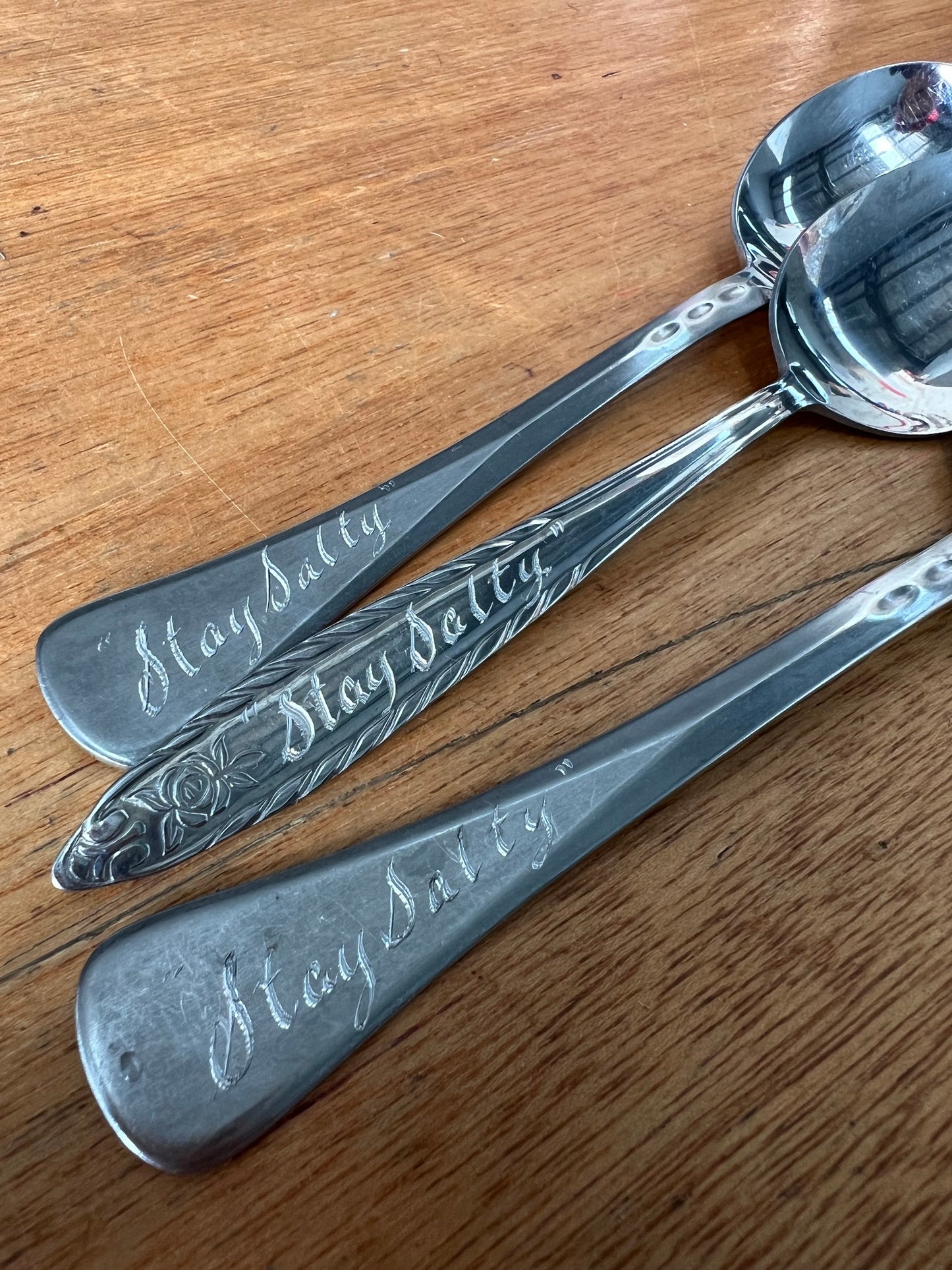 Custom Engraved Vintage Silver Spoon — Silver Spoon Society Membership