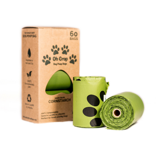 Oh Crap Dog Poop Bags (60 bags) - The Saltiest Dog 