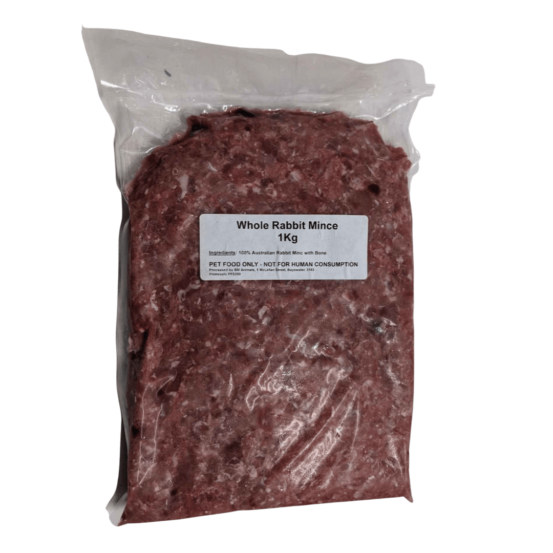 Rabbit Mince 1kg (with bone)